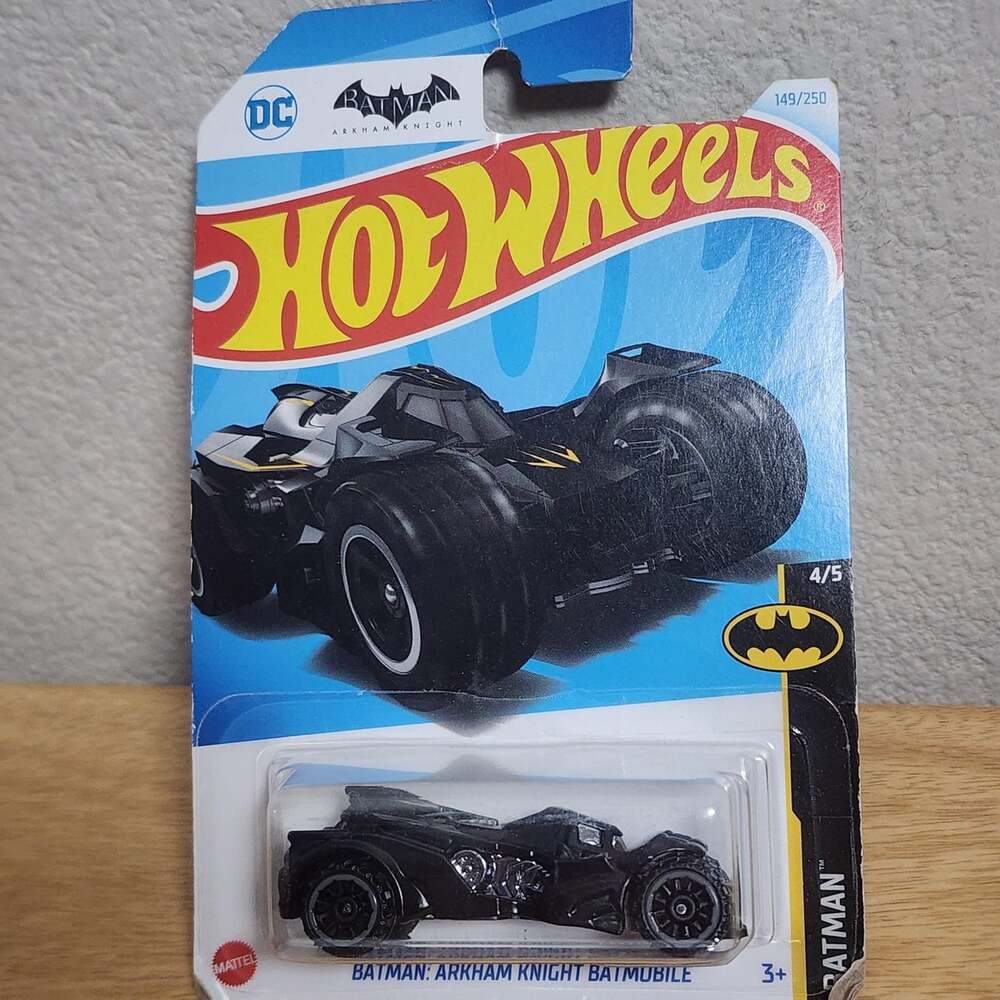 Hot Wheels Batman Arkham Knight Batmobile 1:64 Black Diecast Car Mattel DC
